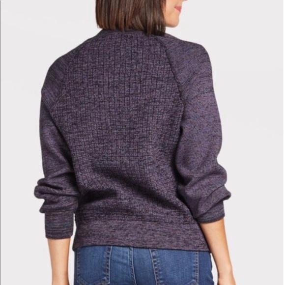Free People Purple Naomi Zip Sweatshirt - XS - Picture 2 of 8